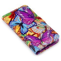 CAPA CARTEIRA ESTAMPADA BORBOLETA BUTTERFLY E167 - Cellway