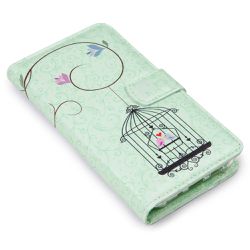 CAPA CARTEIRA ESTAMPADA CUTE BIRDS E168 - Cellway