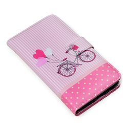 CAPA CARTEIRA ESTAMPADA CUTE BICICLETA E159 - Cellway