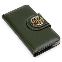 CAPA CARTEIRA COURO JOHARI OLIVA - Cellway