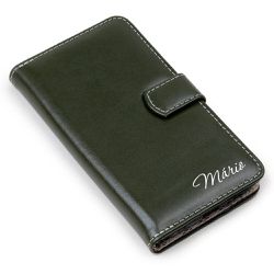 Capa para Celular de Couro com Nome