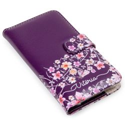 Capa para Celular de Couro com Nome