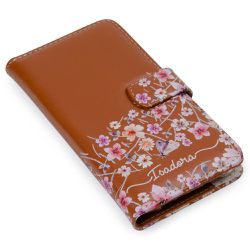 Capa para Celular de Couro com Nome