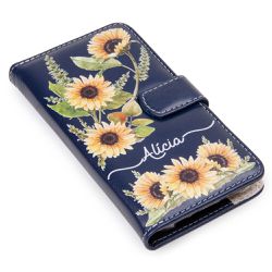 Capa para Celular de Couro com Nome