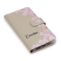 Capa para Celular de Couro com Nome