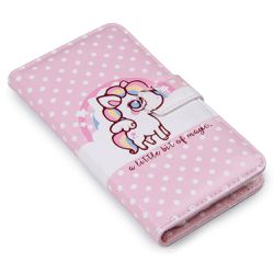 CAPA CARTEIRA ESTAMPADA UNICORNIO MAGIC E178 - Cellway