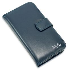 Capa para Celular de Couro com Nome