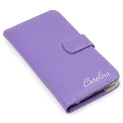 Capa para Celular de Couro com Nome