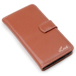 Capa para Celular de Couro com Nome