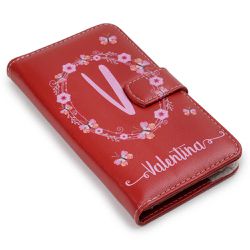 Capa para Celular de Couro com Nome