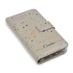 Capa para Celular de Couro com Nome