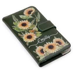 Capa para Celular de Couro com Nome