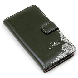 Capa para Celular de Couro com Nome