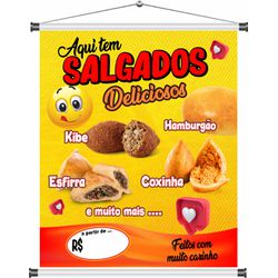 Banner Salgados Deliciosos - bn134 - CELOGRAF