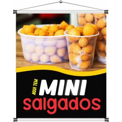 Banner Mini Salgados - bn146 - CELOGRAF