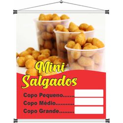 Banner Mini Salgados - bn147 - CELOGRAF