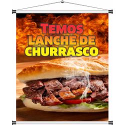 Banner Lanche de churrasco - bn153 - CELOGRAF