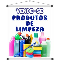 Banner Vende-se Produto De Limpeza Copia - bn167 - CELOGRAF