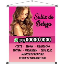 Banner Salão de Beleza - bn180 - CELOGRAF