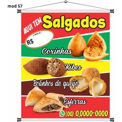 Banner Salgados - bn206 - CELOGRAF