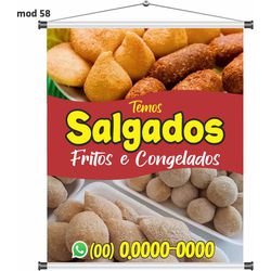 Banner Salgados - bn207 - CELOGRAF
