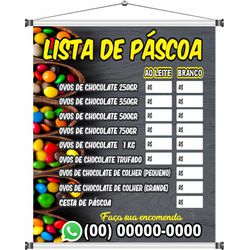 Banner Lista de Pascoa - bn218 - CELOGRAF