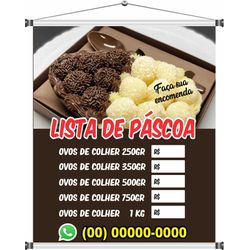 Banner Lista de Pascoa - bn220 - CELOGRAF