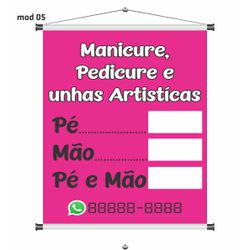 Banner Manicure Pedicure - bn266 - CELOGRAF