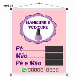 Banner Manicure Pedicure - bn267 - CELOGRAF