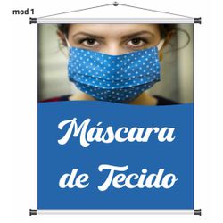 Banner Mascara de Tecido - bn273 - CELOGRAF