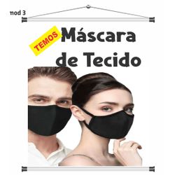 Banner Mascara de Tecido - bn275 - CELOGRAF