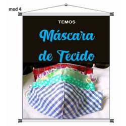 Banner Mascara de Tecido - bn276 - CELOGRAF