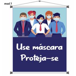 Banner Use Mascara Proteja-se - bn279 - CELOGRAF