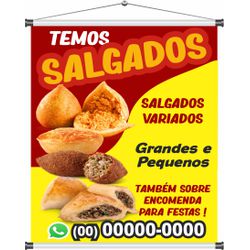Banner Salgados - bn317 - CELOGRAF