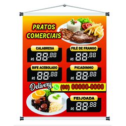 Banner Pratos Comerciais - bn356 - CELOGRAF