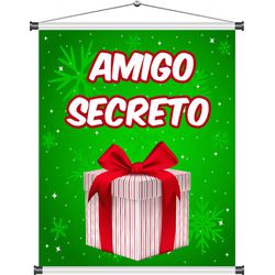 Banner Amigo Secreto - bn361 - CELOGRAF