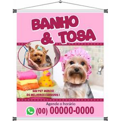 Banner Banho e Tosa - bn100 - CELOGRAF