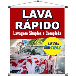 Banner Lava Rapido - bn103 - CELOGRAF