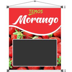 Banner Morango - bn123 - CELOGRAF