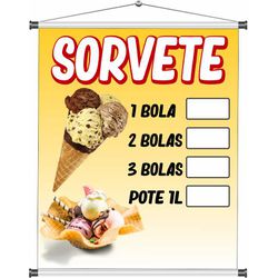 Banner Sorvete - bn64 - CELOGRAF