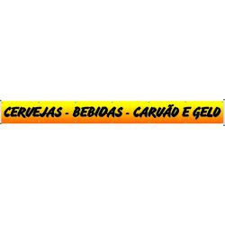 Faixa Ceveja Bebidas Carvão e Gelo - fx141 - CELOGRAF