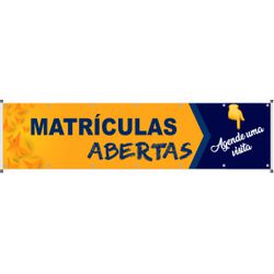 Faixa Matriculas Abertas - fx108 - CELOGRAF