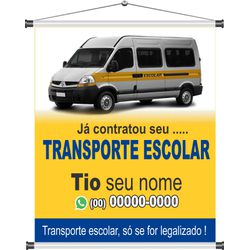Banner transporte escolar - bn374 - CELOGRAF