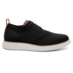 Tênis Masculino Suiça Casual Knit Preto - 5228B P... - Centuria Calçados