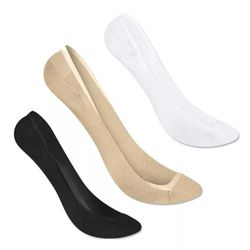 Kit 3 Meias Feminina Sapatilha Super Invisível 734... - Centuria Calçados