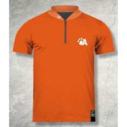 CAMISA UNISSEX MANGA CURTA AGROPIL LARANJA GOLA PA... - CFBRASIL