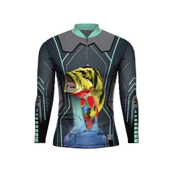 CAMISA DE PESCA MASCULINA C.F BRASIL TURQUESA TUCU... - CFBRASIL