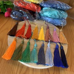 Aplique Tassel de luxo 9cm - pacote com 5 unidades... - CHAMMA FESTA