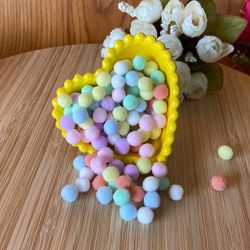 Pompom 1cm Sortido Candy- Cores aproximadamente 10... - CHAMMA FESTA