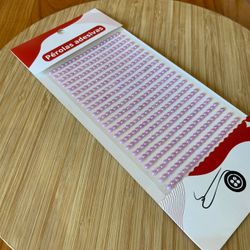 Cartela Adesiva Meia Pérola 4mm Lilás 442un - 500... - CHAMMA FESTA